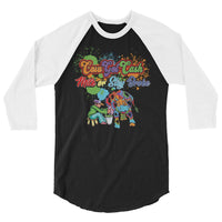 Kids Cow Got Cash Splash Baseball Raglan