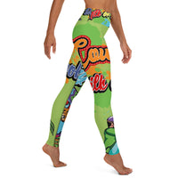 Ladies Cow Got Cash Yoga Leggings