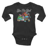 Baby Cow Got Cash Long Sleeve Bodysuit