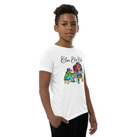 Kids Cow Got Cash Youth Short Sleeve T-Shirt